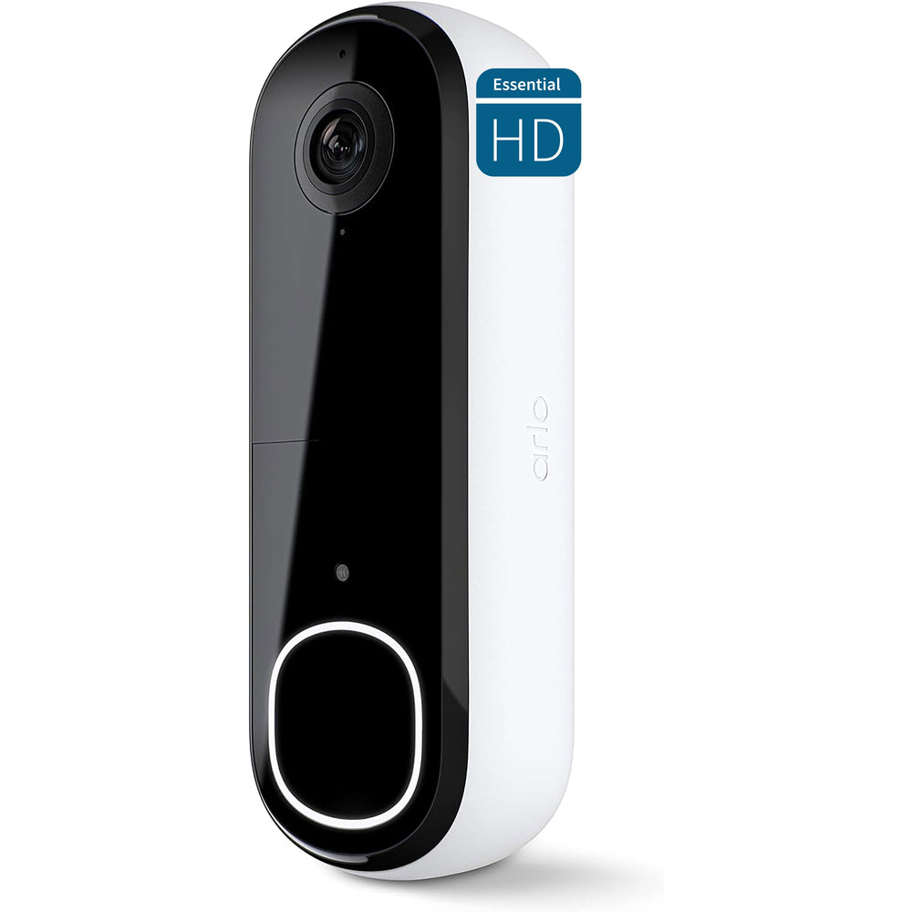 Video Doorbell HD (2Nd Gen) - 1080P Battery/Wired Doorbell & Security Camera, Google Home & Alexa Compatible - White