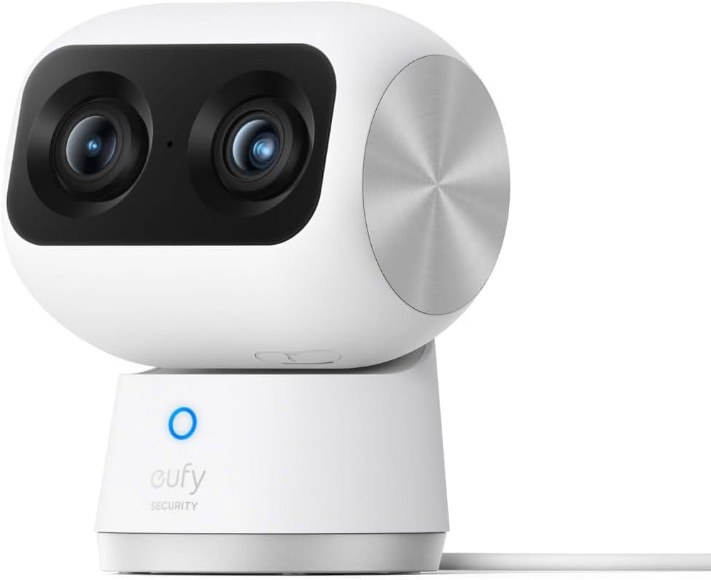 Security Indoor Cam S350, Dual Cameras, 4K UHD Resolution Security Camera with 8× Zoom and 360° PTZ