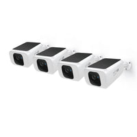 Solocam S230 Solar Security Camera S40, 4K UHD, 4-Cam Kit, White, 4-Pack