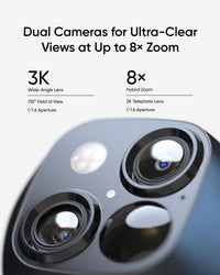 Security Solocam S340 2-Pack with Homebase 3, 360° Surveillance, 2.4 Ghz Wi-Fi, No Monthly Fee