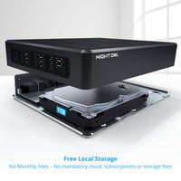 8 Channel 4K Bluetooth DVR with 1TB Hard Drive and 4 Wired 4K Spotlight Cameras with Audio Alerts and Sirens