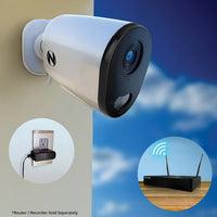 10 Channel 4K Resolution 1TB Wi-Fi NVR Security System and 6 Wi-Fi IP 4K Cameras