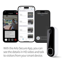 Video Doorbell HD (2Nd Gen) - 1080P Battery/Wired Doorbell & Security Camera, Google Home & Alexa Compatible - White